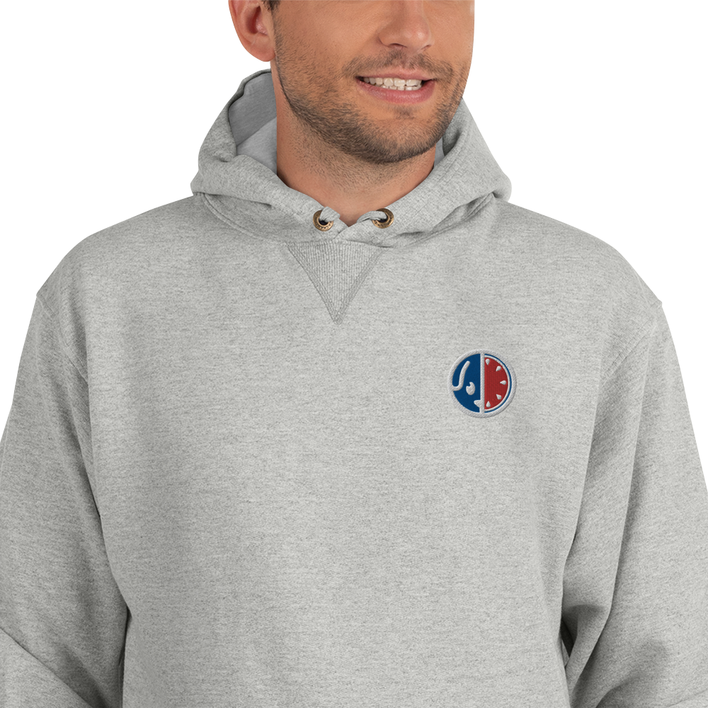 USA Embroidered Champion Hoodie (DUSTY)